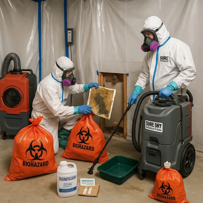 Contaminated Water Handling Protocols process in Burnham, ME