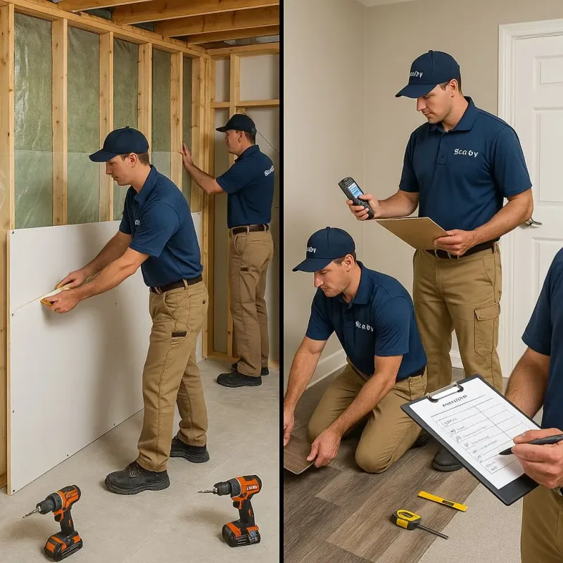 Repairs and Reconstruction process in Burnham, ME