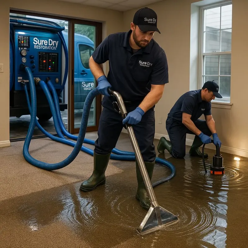 Water Extraction and Removal process in Burnham, ME
